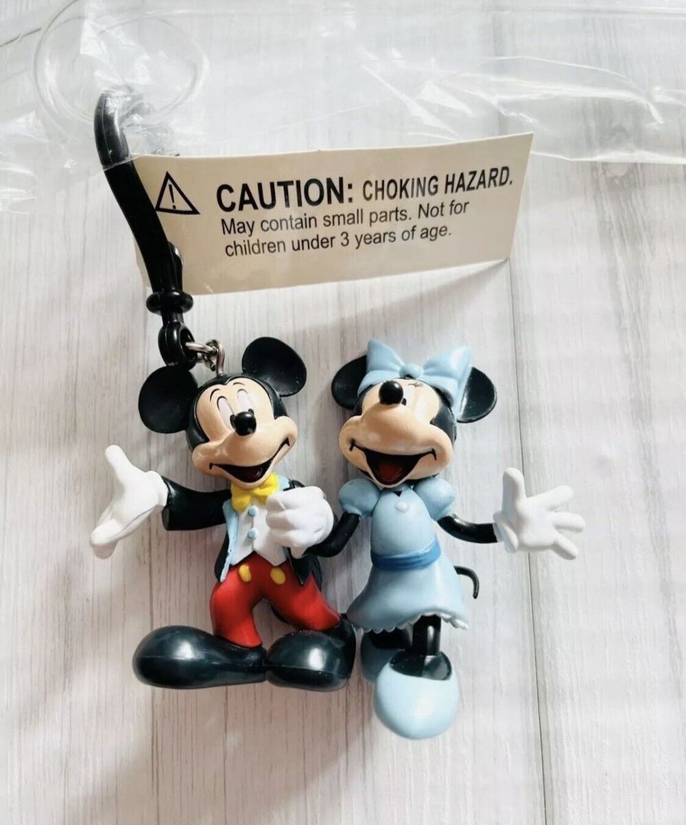 Disneyland 65th Anniversary Straw & Clipper Mickey & Minnie Mouse